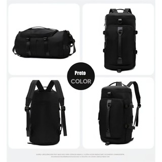 Bolsa Mala Esportiva Mochila Costa Transversal Fitness Treino Futebol Academia Impermeável 30L Capacidade