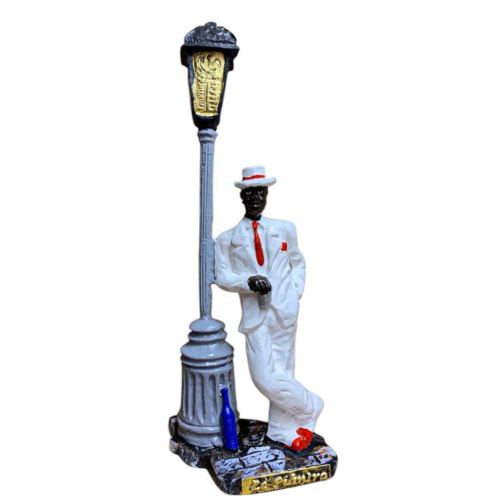 Orixá Zé Pelintra 23cm Escultura Em Resina Imagem Umbanda Camdomblé ZB23