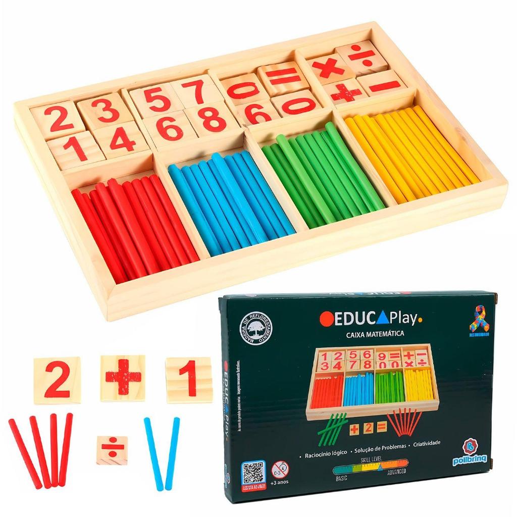 Caixa Matemática Educativa – Brincar e Aprender Aritmética! Educaplay