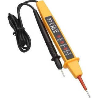 Voltímetro Medidor Tensão elétrica Tipo Caneta detector 3 Em 1