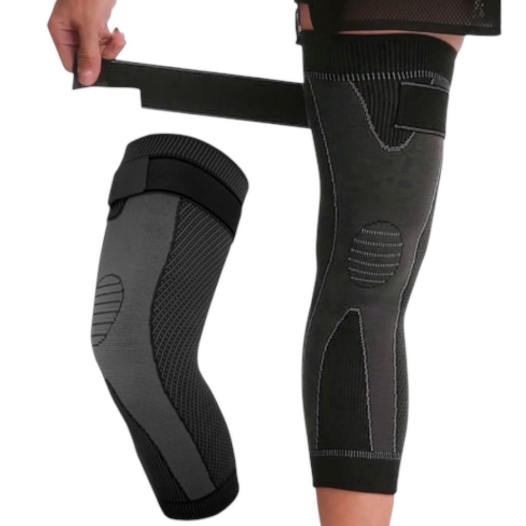Impofit Joelheira Meia Grande Alta Compressao Suporte Patela Esportiva E Ortopedica Esportes Recuperação Fisioterapia