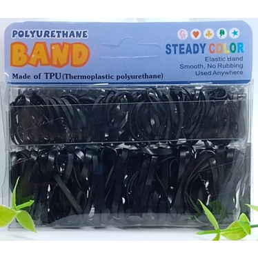 Kit 1000 Unidades Elástico de Silicone Grosso Resistente Para Cabelo Infantil Chiclete Liguinha Xuxinha