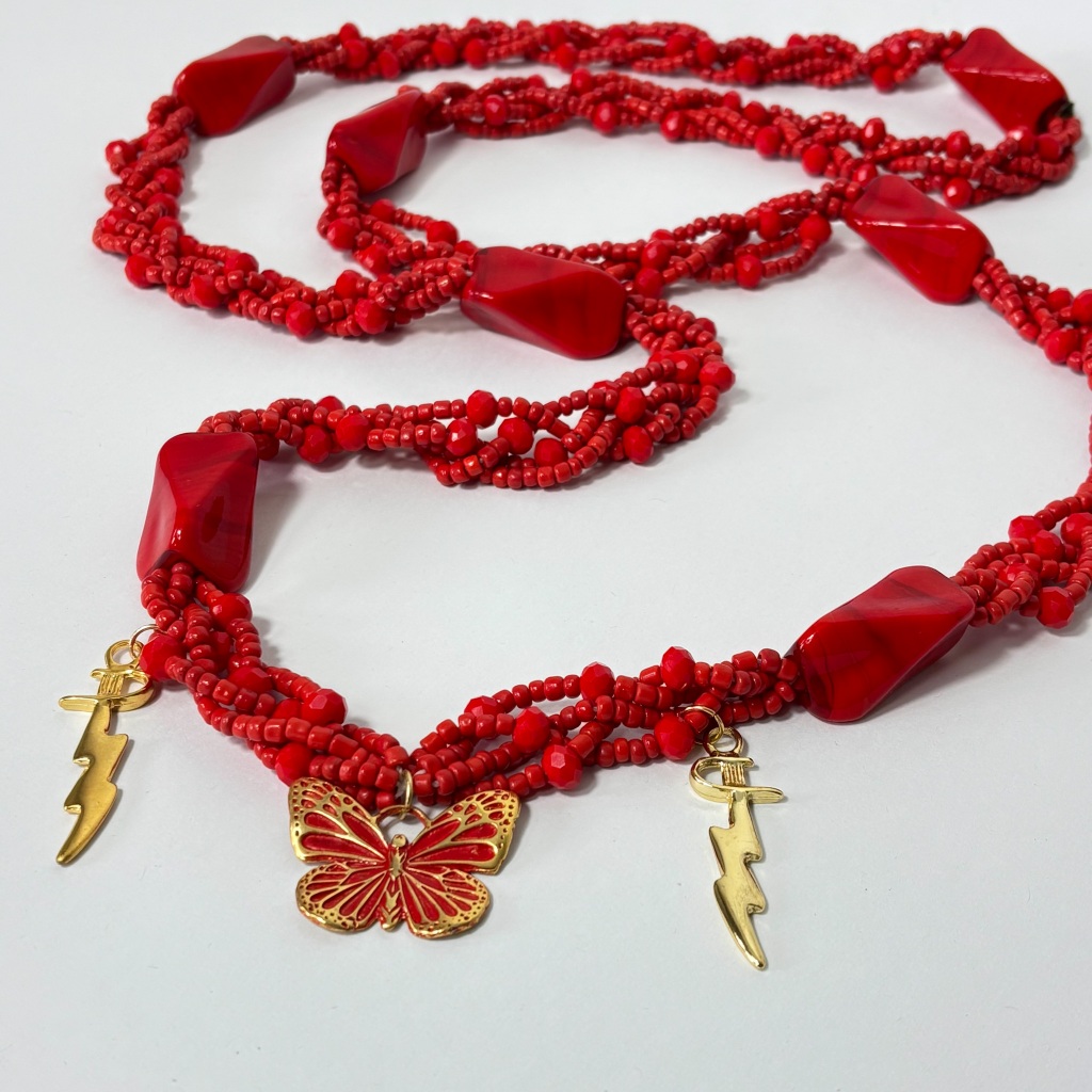 Braja de Iansa vermelho - Umbanda/Candomblé