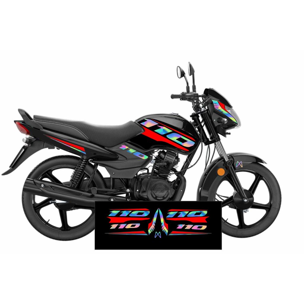 Kit Adesivos TVS  Mottu 110 Holográfico/camaleão Mod4– Completo Personalizado, Brilho Iridescente, Estilo Único! em Oferta na Shopee