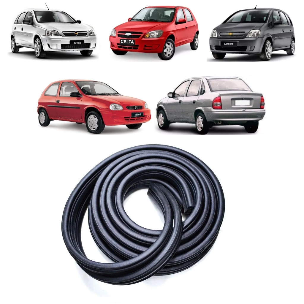 Borracha Guarnição Porta Malas Agile Astra Corsa Celta Meriva Prisma