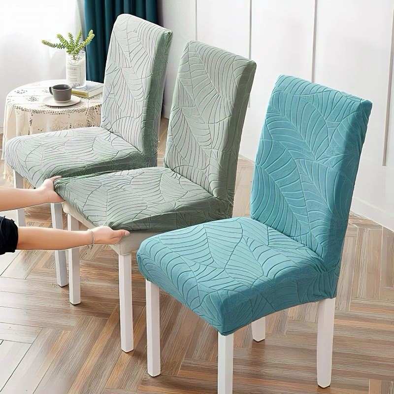 KIT2/4/6/8 Peças Cadeiras De Jantar À Prova D'água Capas Elásticas Jacquard Elastano Para Animais De EstimaçãoProtetores em Oferta na Shopee