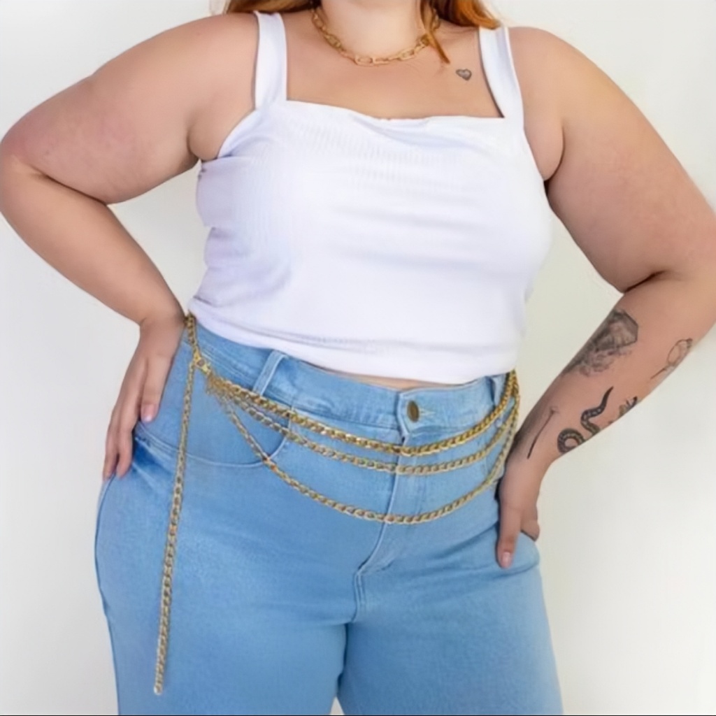 Cinto de plus size Design fashion , de alta qualidade 140cm em Oferta na Shopee