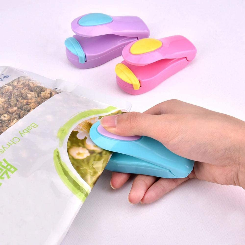 Mini Seladora Manual De Plástico Portátil Sela Lacra Fecha Verduras Legumes Frutas Carnes Conservar em Oferta na Shopee