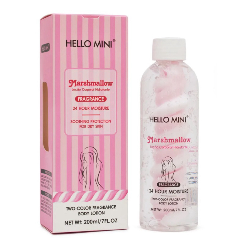 Loção Corporal Hidratante Marshmallow Hello Mini 200ml