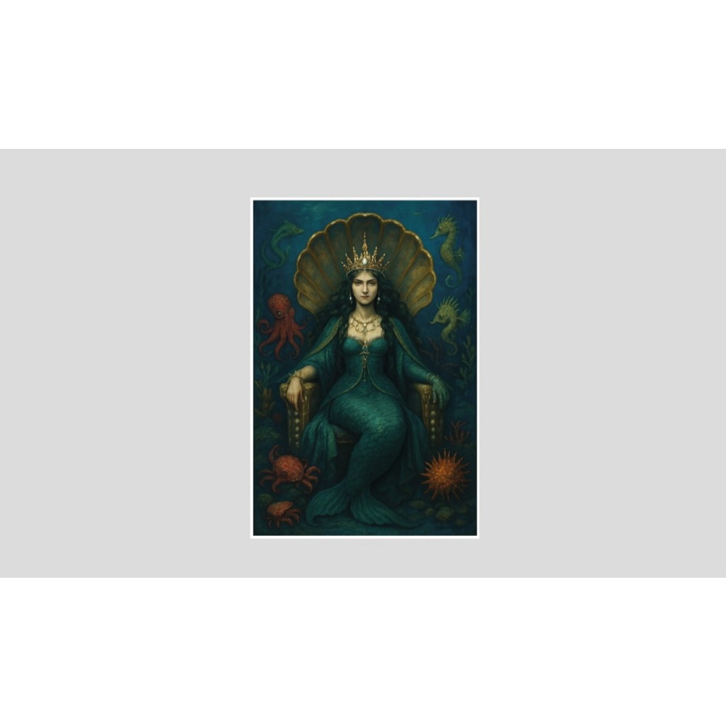 Quadro Ondinas Logunede Iori Orixas Sereia Candomble Umband