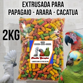 Sticks - ração extrusada Papagaio - Arara e Cacatua (2kg) em Oferta na Shopee
