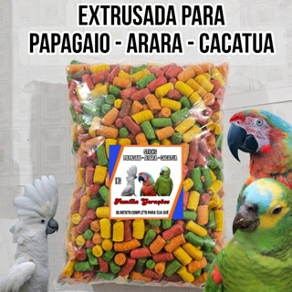 Sticks - Ração Extrusada Papagaio - Arara - Cacatua (1Kg) em Oferta na Shopee