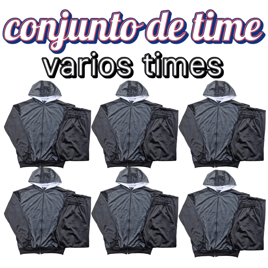 Conjunto de Time Masculino | Blusa de Frio + Calça Esportiva