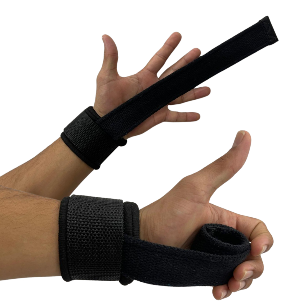 Par  Luva Strap Fitness com Munhequeira 2 Unidades