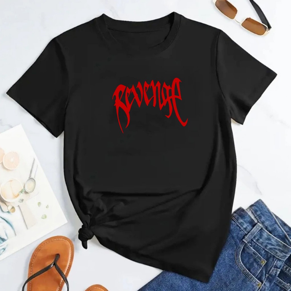 Camiseta Feminina T Shirt Promoção Algodão Revenge XXXTENTACION Trao Hip-Hop Rap Legend Lenda Exclusivo Casual RR