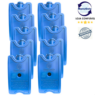 Gelo em gel artificial reutilizavel rigido 200 ml Gelotech placa de gelo gelox cooler em Oferta na Shopee