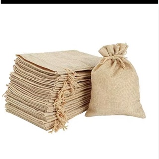 Kit Com 10 Unidades Saco da Juta Tamanho 10x15 Algodão Crú. Entrega Imediata. em Oferta na Shopee