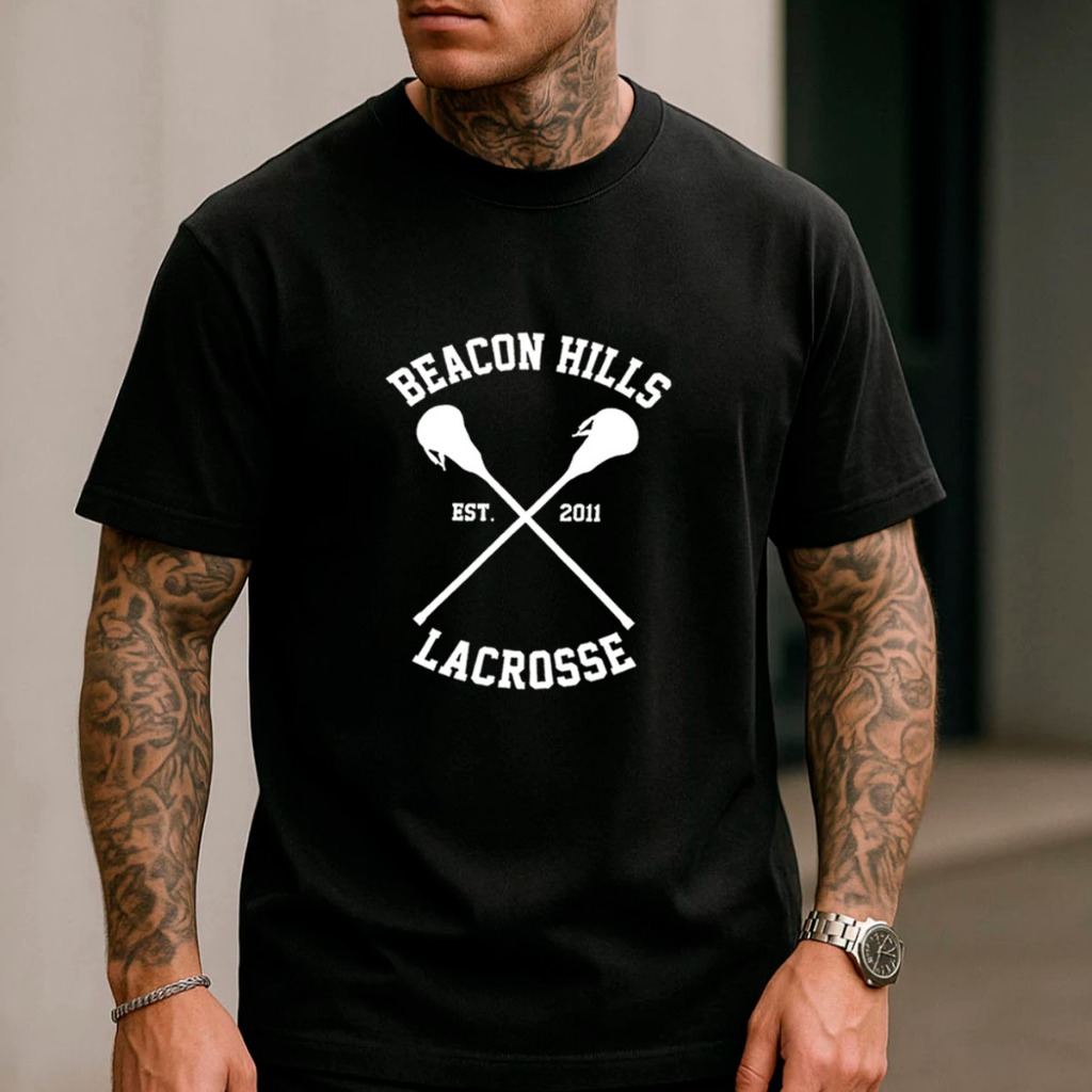 Camiseta Masculina T Shirt Promoção Algodão Confortavel Teen Wolf Beacon Hills Lacrosse Série