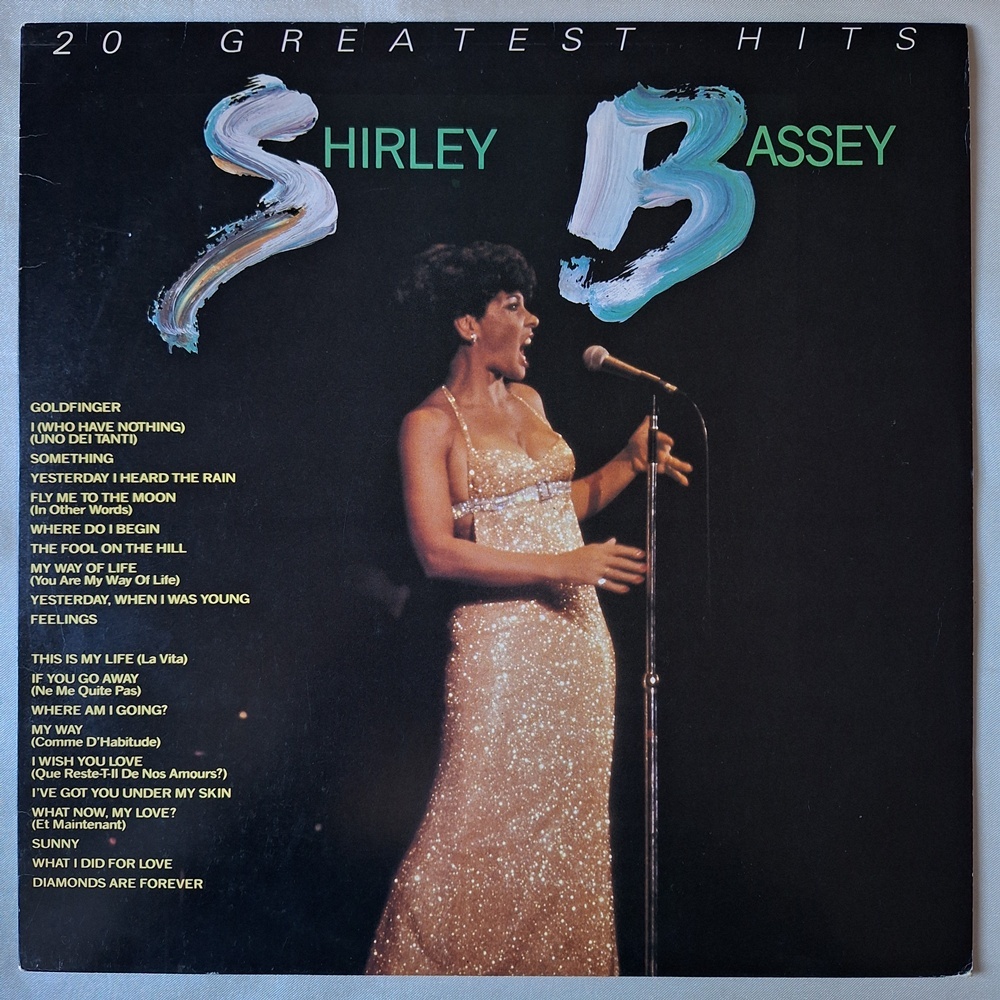 DISCO DE VINIL LP - SHIRLEY BASSEY – 20 GREATEST HITS (1985)