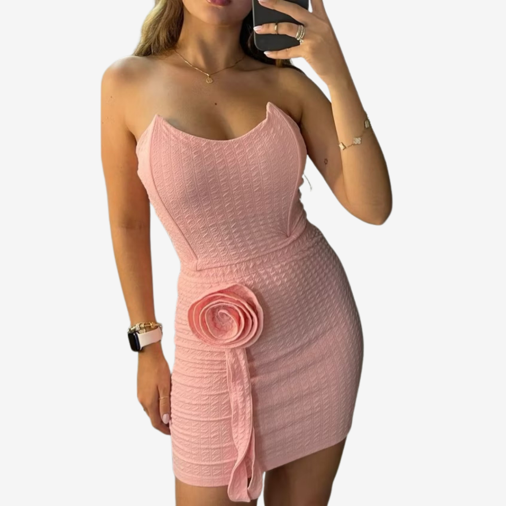 Conjunto Feminino Cropped Tomara que Caia Corset e Saia Com Bojo Saia Curta Malha Bubble