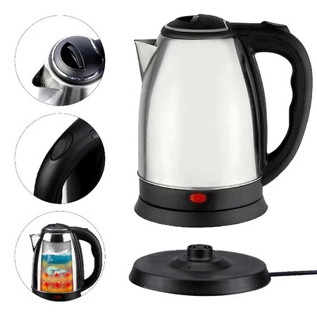 Chaleira Elétrica Com Auto Desligamento Em Aço Inox 1,8 Litros  110 V Linha Premium em Oferta na Shopee