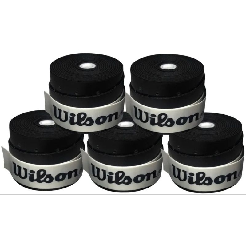 Kit 10 Overgrip Wilson Preto Para Beach Tennis Tênis Padel Cor Preto Envio Imediato — imagem 2 de 2