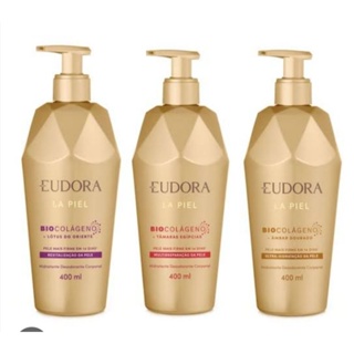 Loção hidratante com colágeno Lá Piel 400ml Eudora em Oferta na Shopee