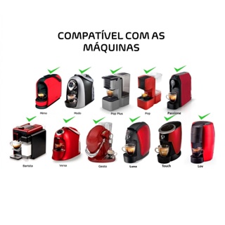 1 Cápsula Três Corações Recarregáveis Reutilizáveis Com Colher em Oferta na Shopee