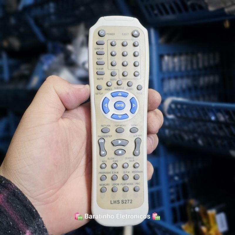 Controle Remoto Compatível Para Aparelho de DVD Semp Toshiba LHS S272