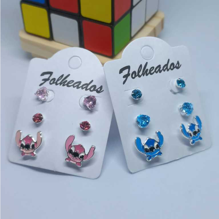 Brinco Prata 925 Stitch: Onde Comprar | BuscaProdutos