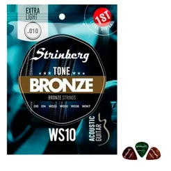 Jogo Cordas Violao 010 011 012 Strinberg Giannini Tagima