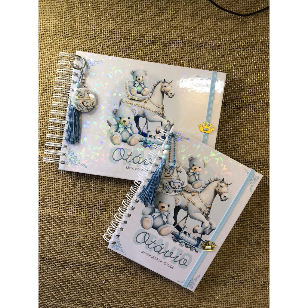 Caderneta de Saude + Livro do bebê Personalizado