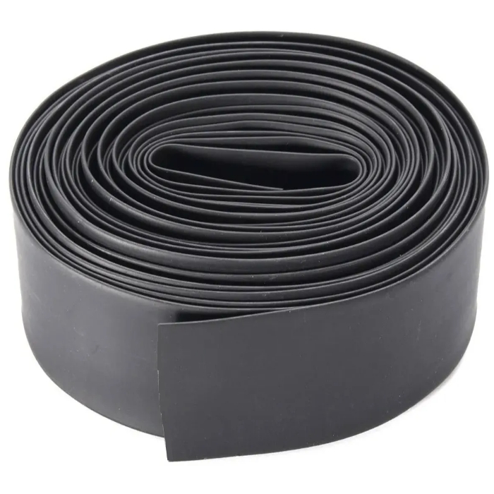 Espaguete Tubo Termo Retrátil Isolamento 50mm Preto 15Metros