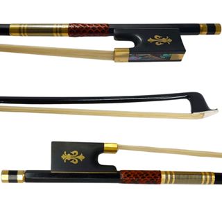 Arco Violino 4/4 Crina Animal Konig Octogonal Flor De Lis em Oferta na Shopee