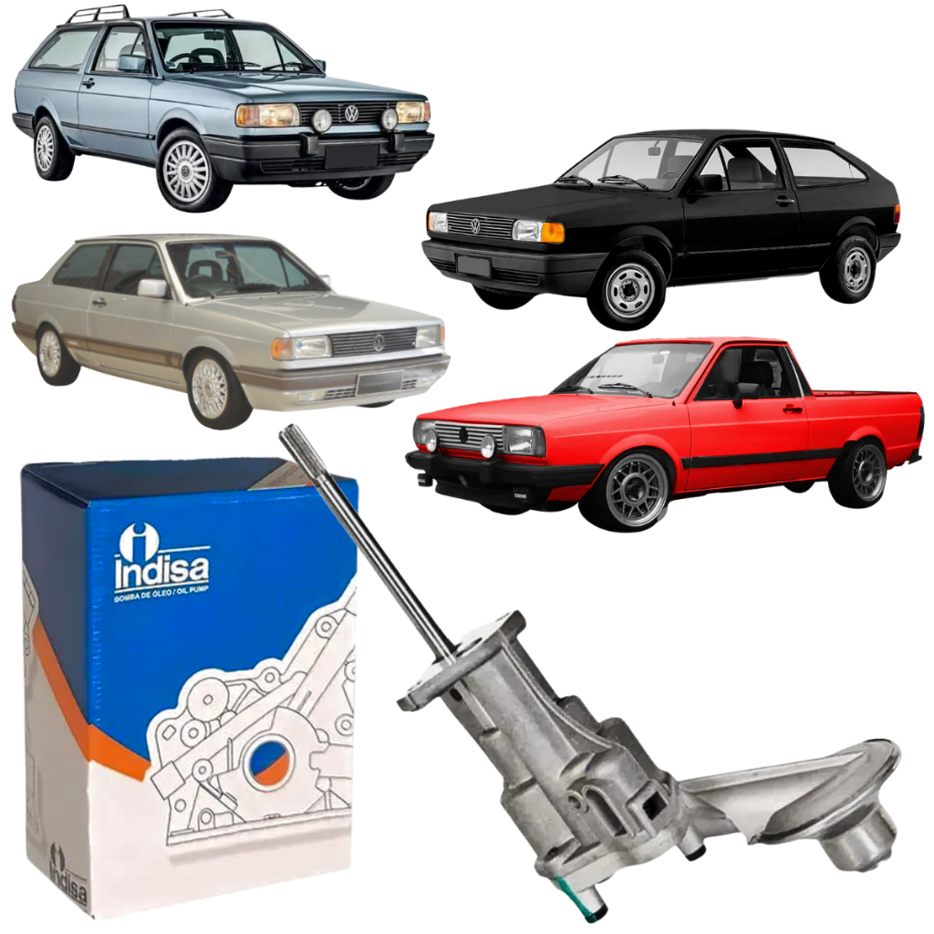 Bomba de Óleo Indisa para Volkswagen Gol Parati Voyage Saveiro 1.0 1.6 1989 1990 1991 1992 1993 Motor CHT/EA em Oferta na Shopee