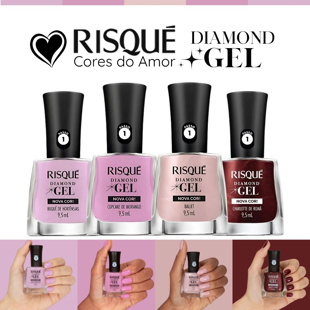 Cores dos Esmaltes Risque: Onde Comprar | BuscaProdutos