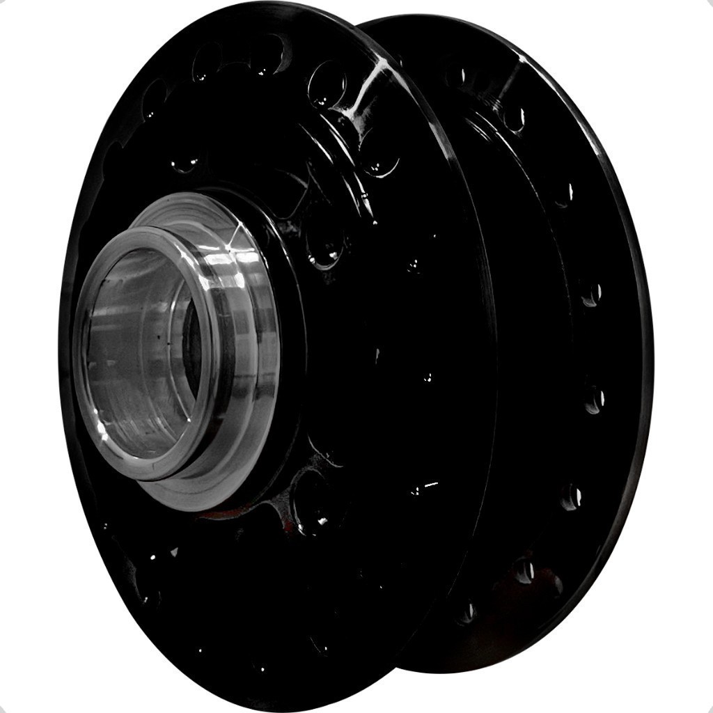 Cubo Preto Dianteiro Cg Titan Fan 150 Freio á Disco