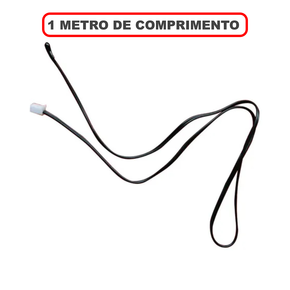 Sensor NTC 10K / 50cm de comprimento - Universal para Bebedouro e Adegas - Diversas Marcas