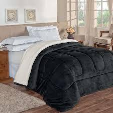 Coberdrom Solteiro Várias Cores Dupla Face Manta e Pele de Carneiro Sherpa em Oferta na Shopee