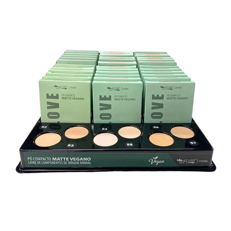 Pó Compacto Matte VEGANO - Max Love UNIDADE
