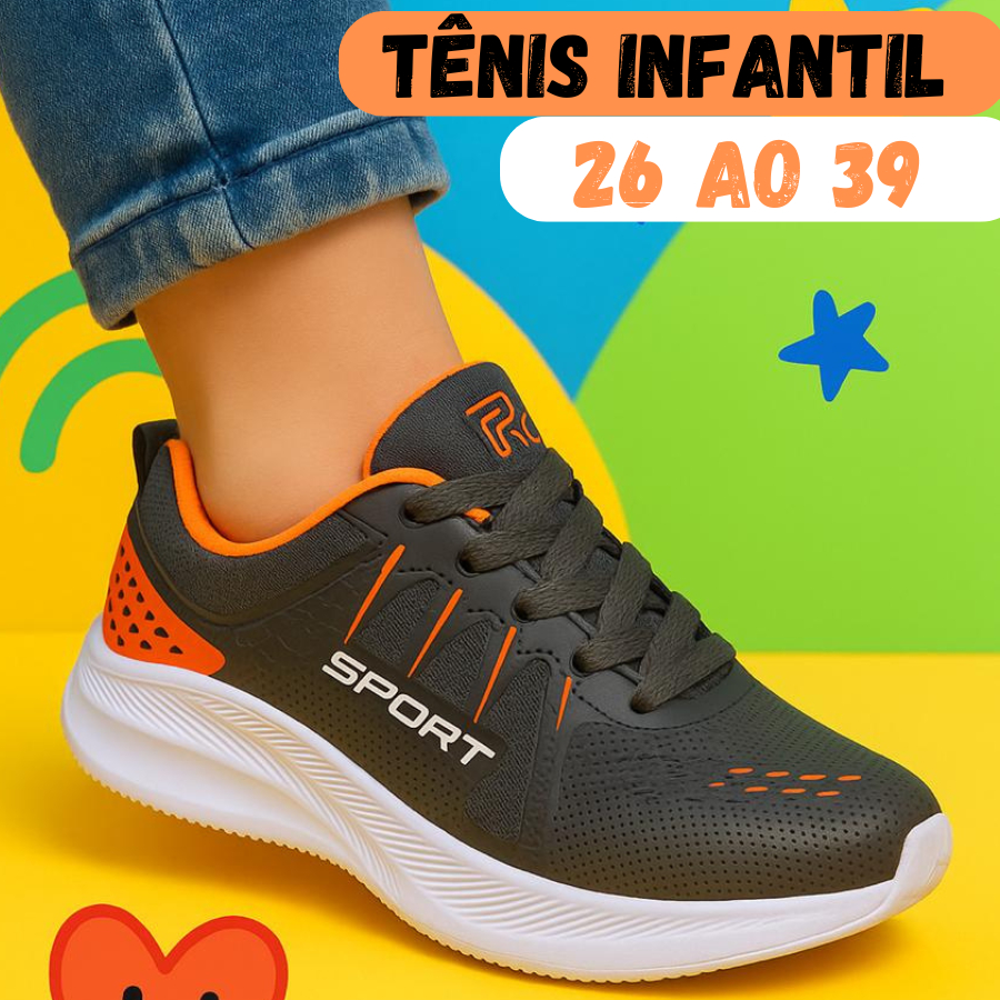 Tênis Infantil 26 ao 39 Menino Menina Unissex Lançamento SUPER PROMOÇÃO ENVIO IMEDIATO REF...