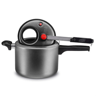 Panela de Pressão Exclusive MTA com Visor – 4,5 Litros | Antiaderente | Grafite | em Oferta na Shopee