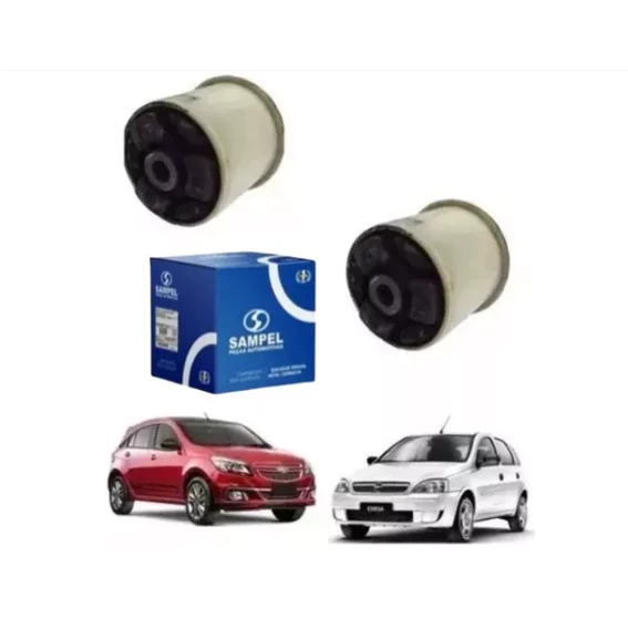 Par Bucha Eixo Traseiro GM Agile Corsa 2010 2011 2012 2013 2014