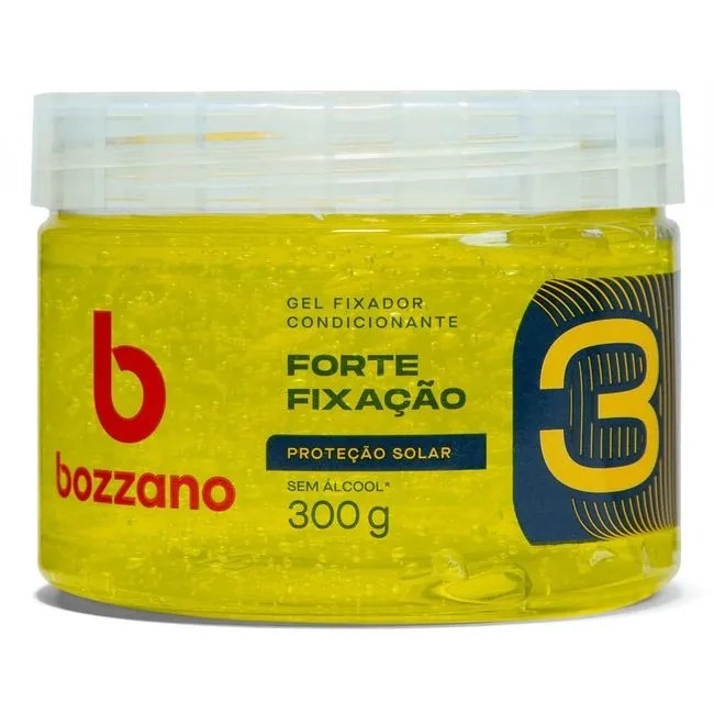 Gel Condicionador e Fixador Bozzano Fixação 3 300g em Oferta na Shopee