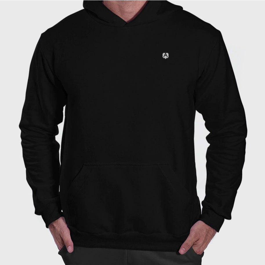 Moletom Blusa De Frio Bolso Canguru Básico Com Capuz Original Masculino Feminino Premium