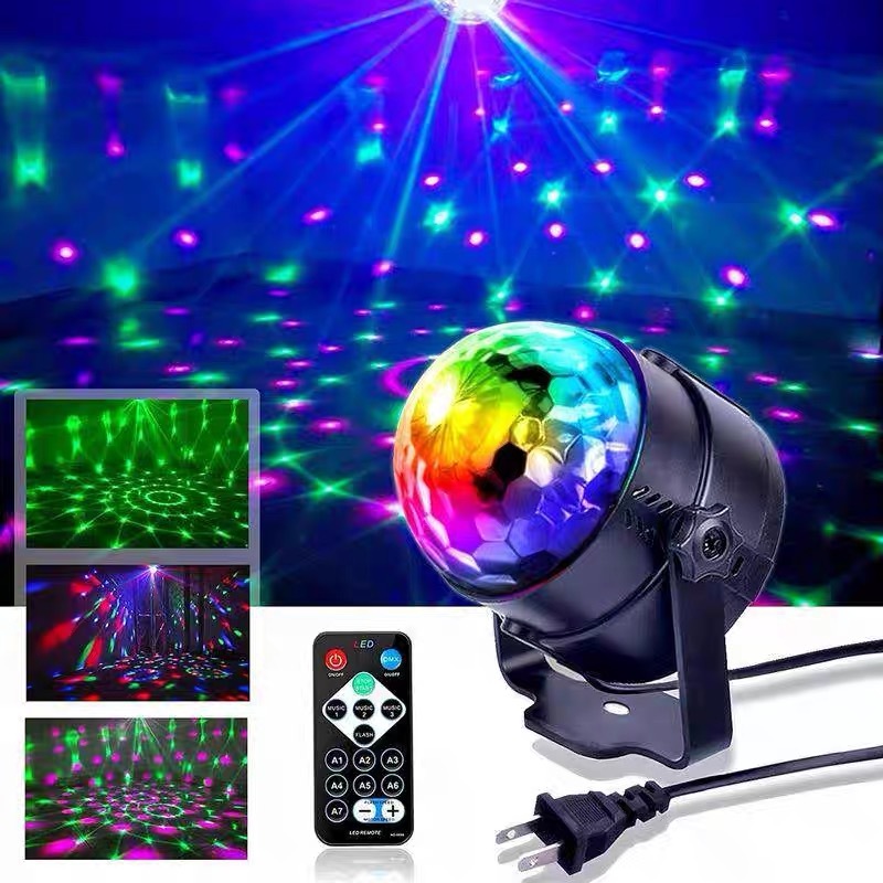 Globo Led Colorido Iluminação Festa Mini Bola Maluca Balada Rgb