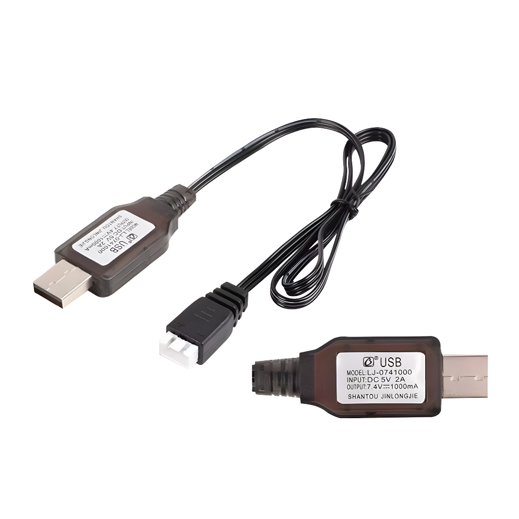 Carregador Bateria 7.4v XH-3P A959 V912 V913 12428 18650 144001 Carro Avião Controle Remoto USB