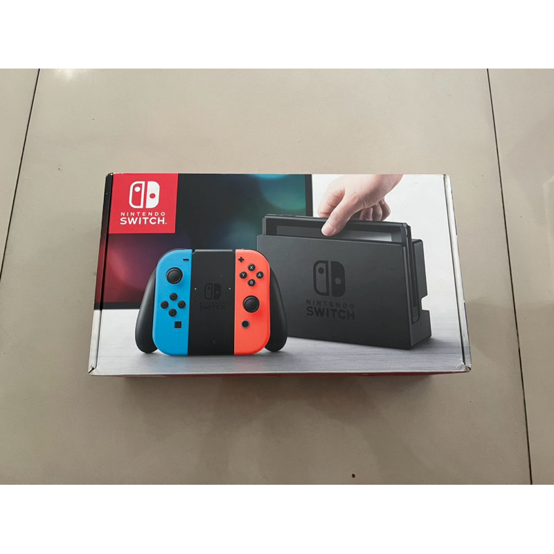 Caixa vazia do nintendo switch V2 Somente a caixa vazia