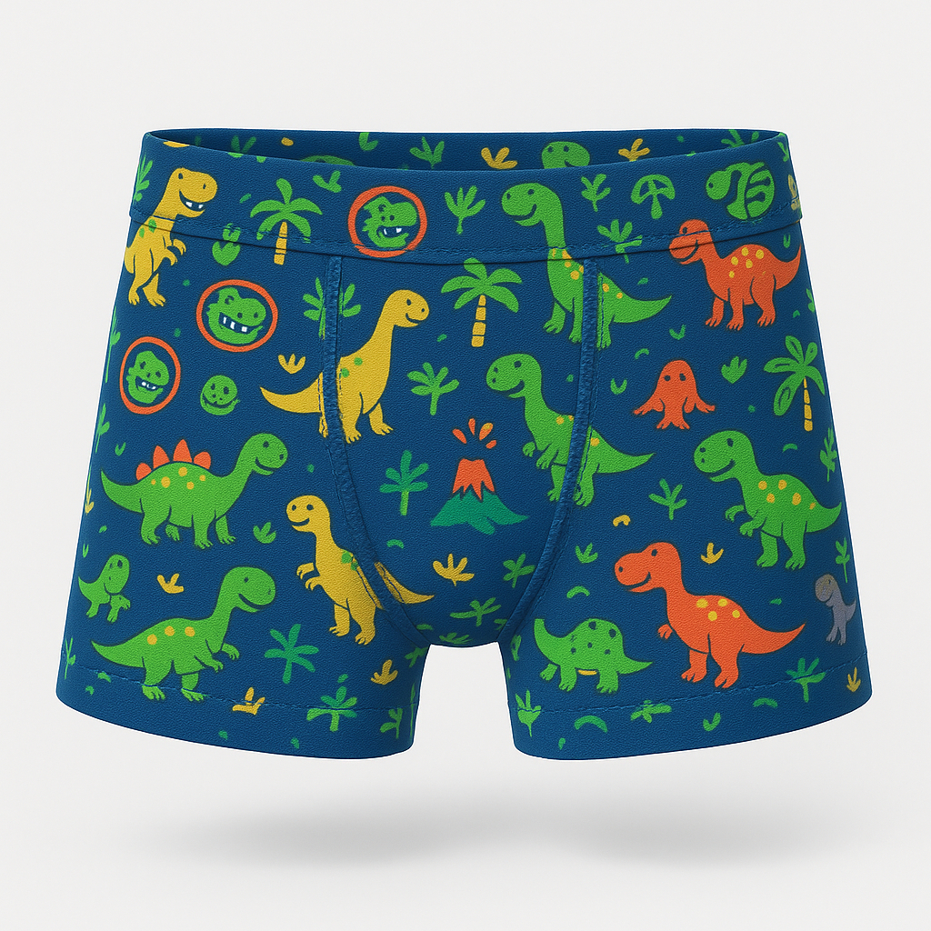 Kit 6 Cueca Box Bebê Menino Microfibra Estampada Forro Cós Largo Empório Da Roupa
