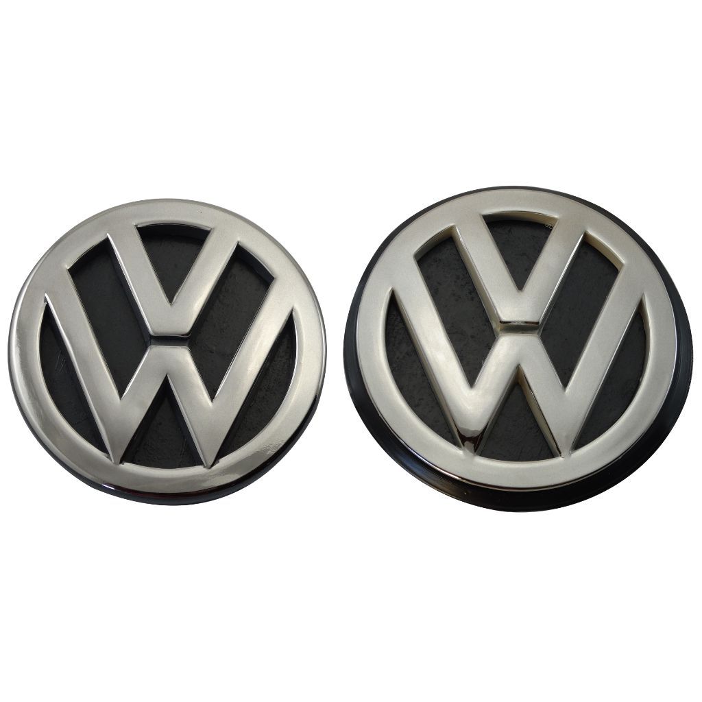 Emblemas Vw Grade Dianteiro E Vw Mala Traseiro Logus E Pointer